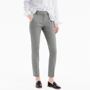 J. Crew Cameron slim crop pant in four-season stretch
